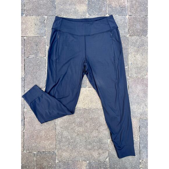 Athleta Distance Jogger black athletic athleisure pants size M - Picture 1 of 4